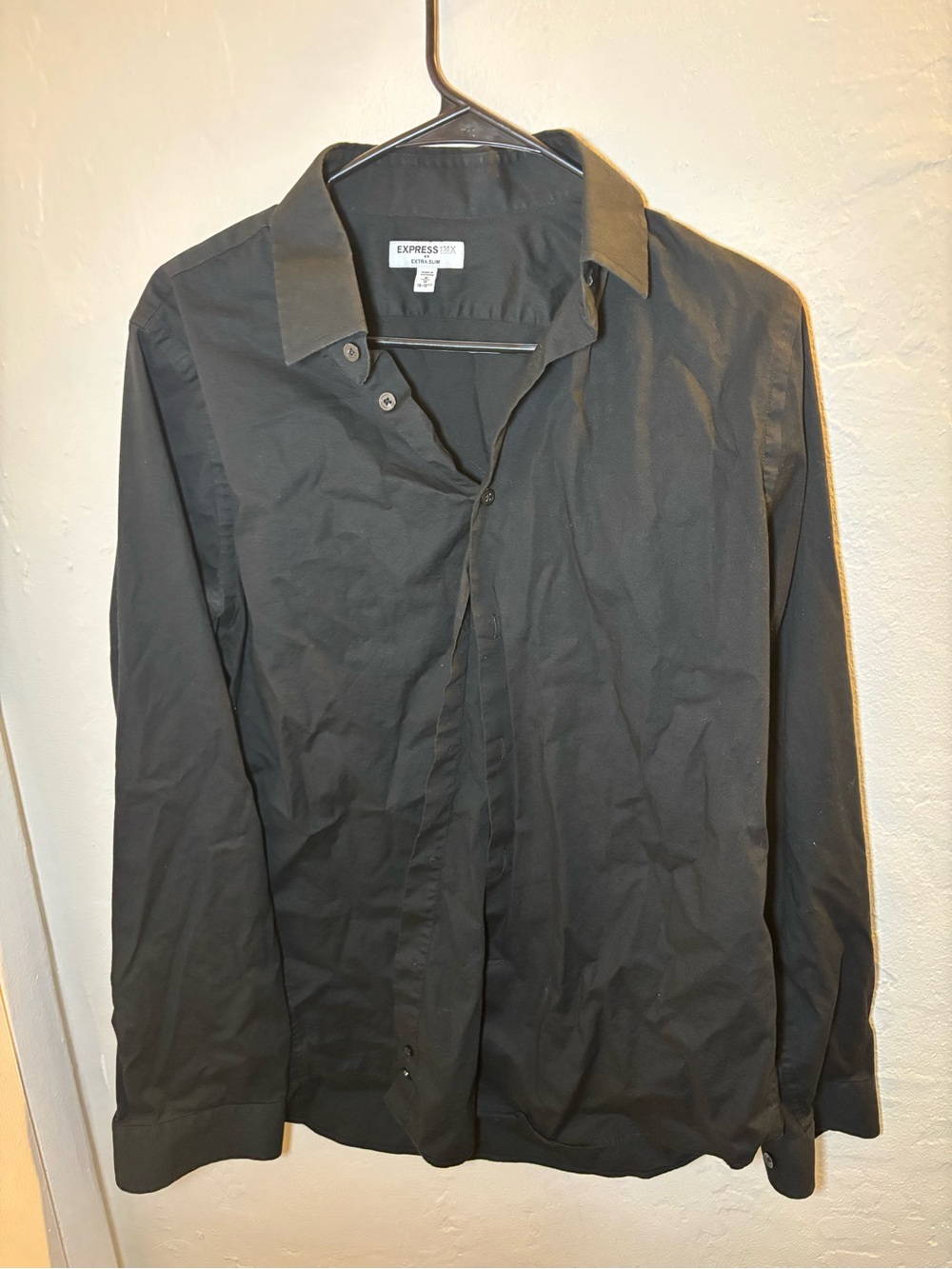 Express Men’s Black Lightweight Shirt Jacket